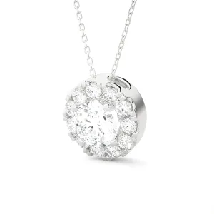 1 7/8  ctw Round Lab Grown Diamond Solitaire Pendant