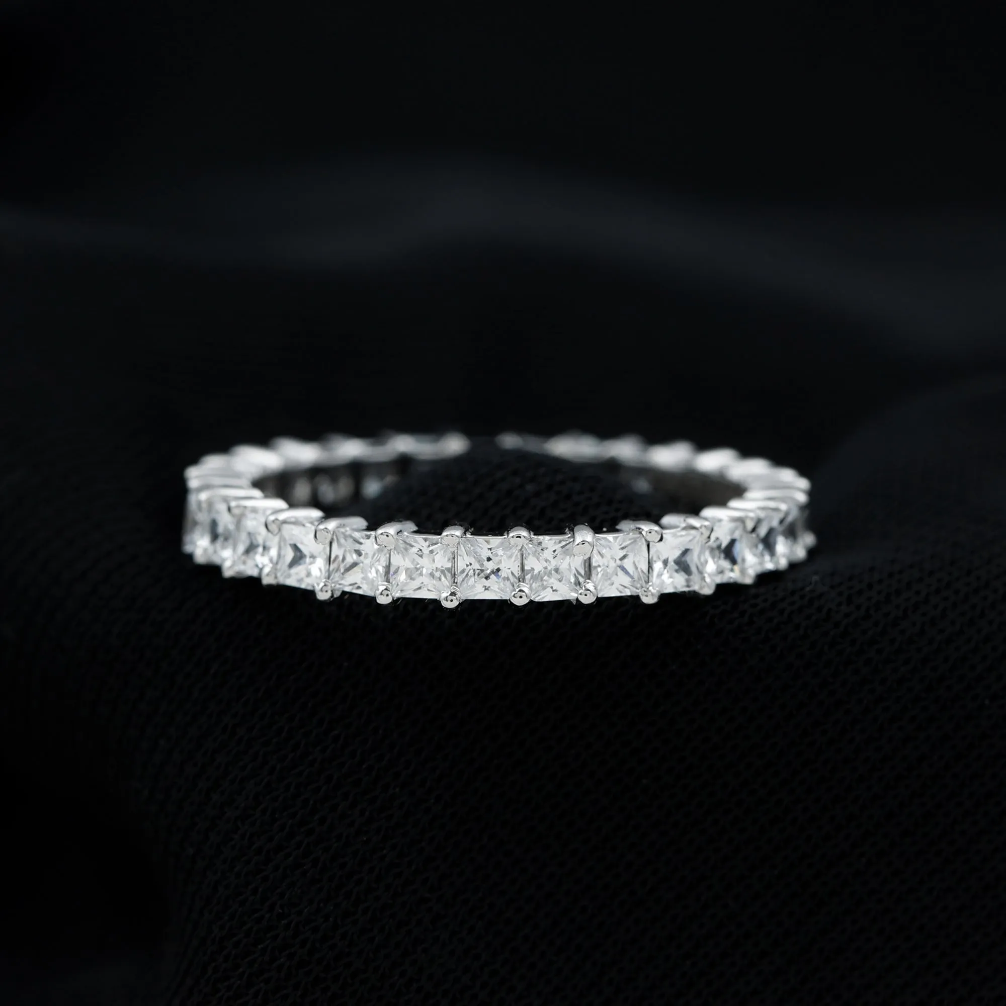 1.50 CT Zircon Full Eternity Ring