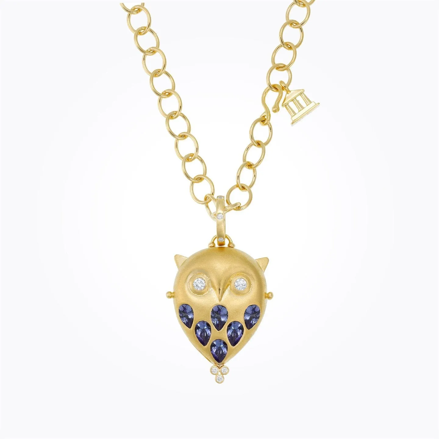 18K Owl Locket