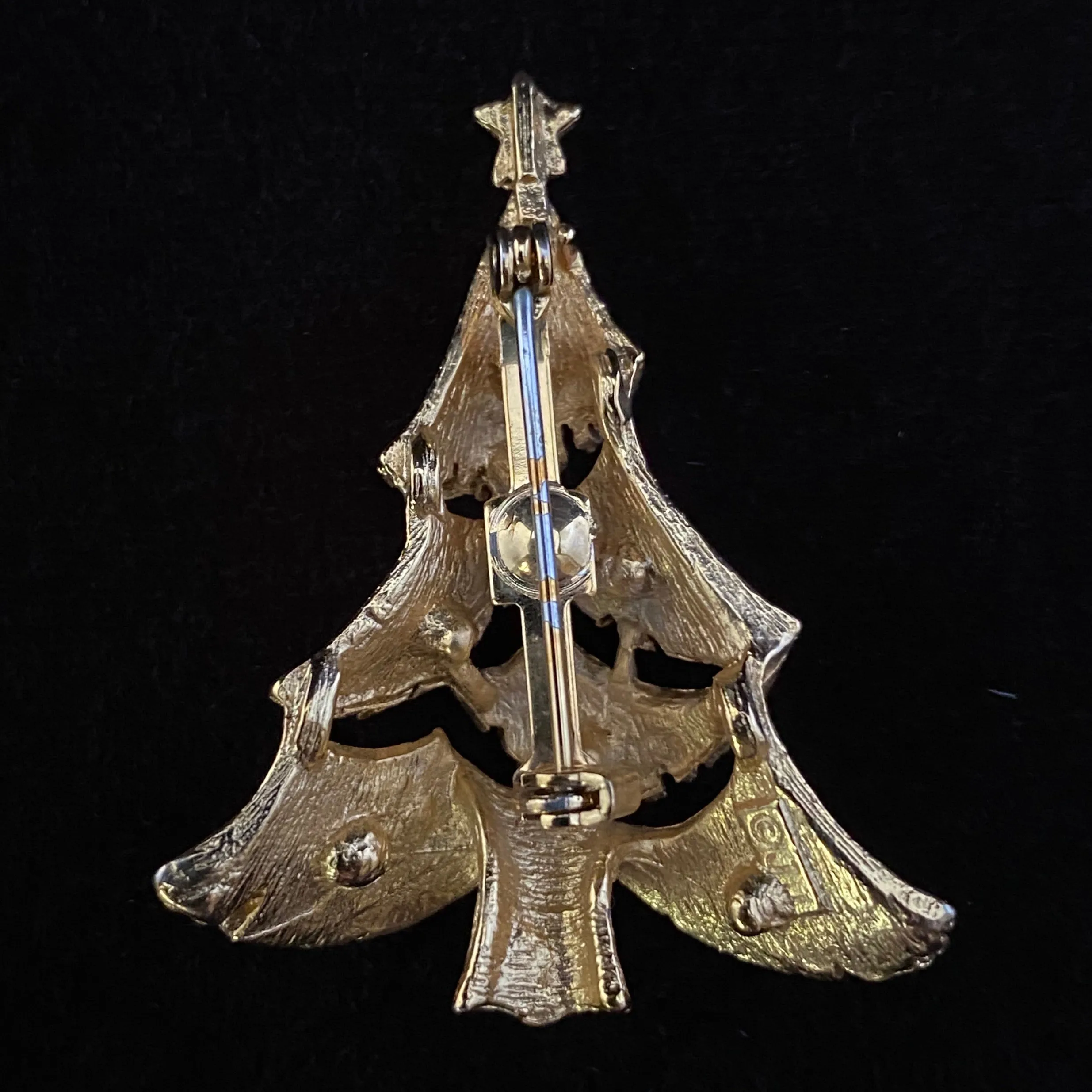 1960s  JJ (The Jonette Jewelry Company) Christmas Tree Brooch