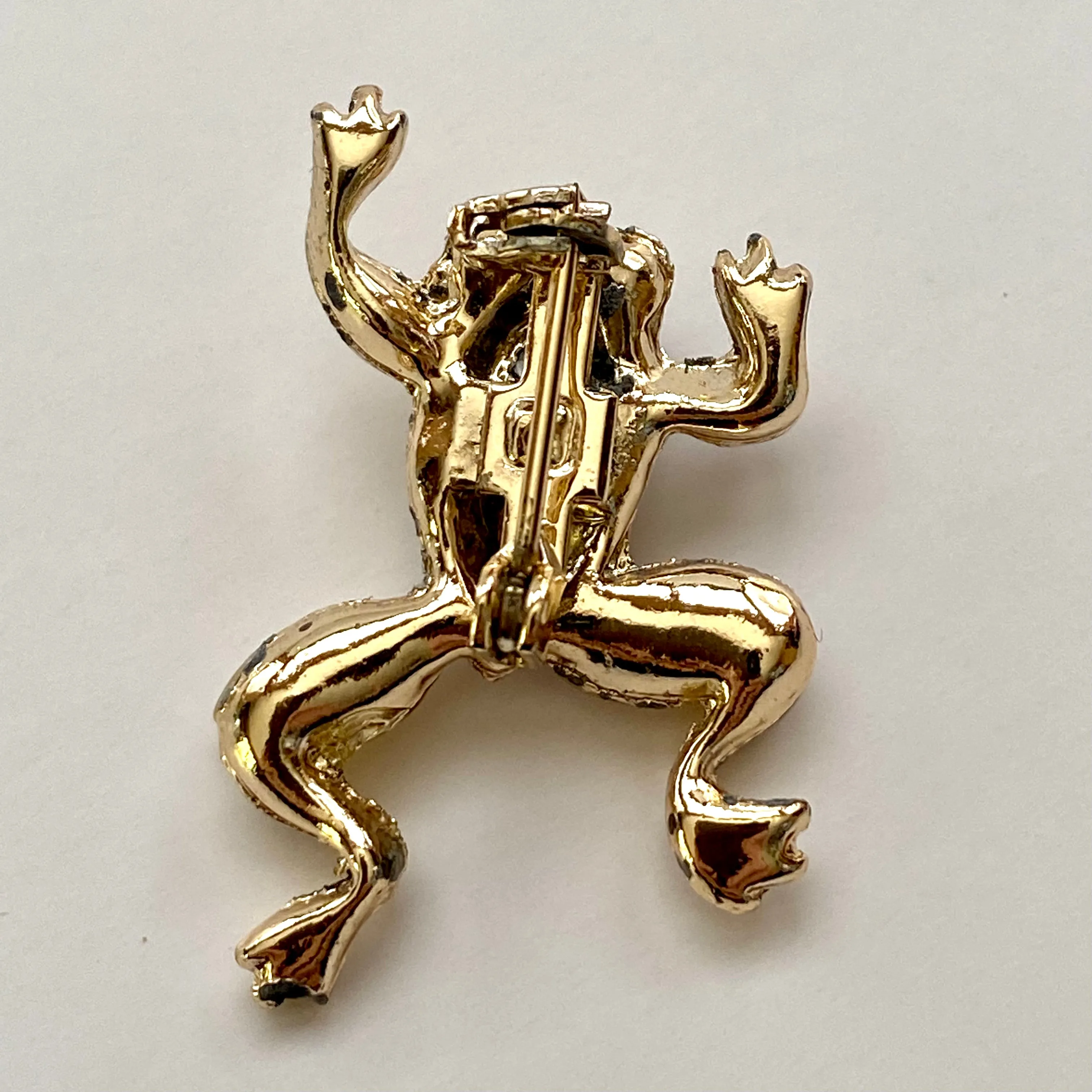 1960s Jumping Frog Brooch