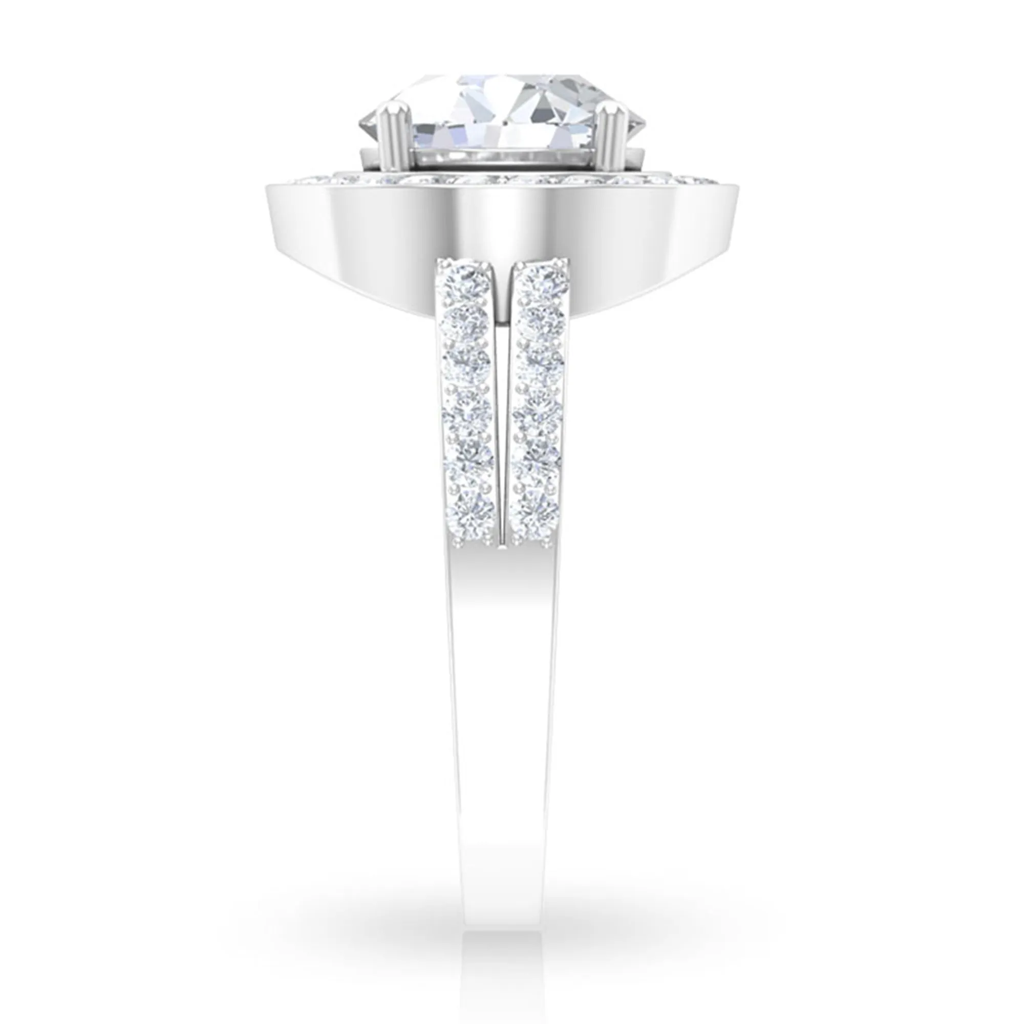 3.25 CT Classic Cubic Zirconia Engagement Ring