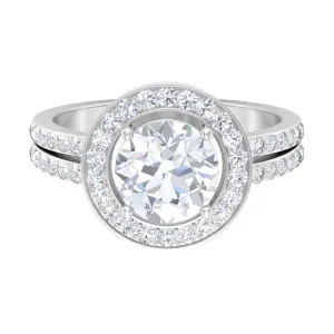 3.25 CT Classic Cubic Zirconia Engagement Ring