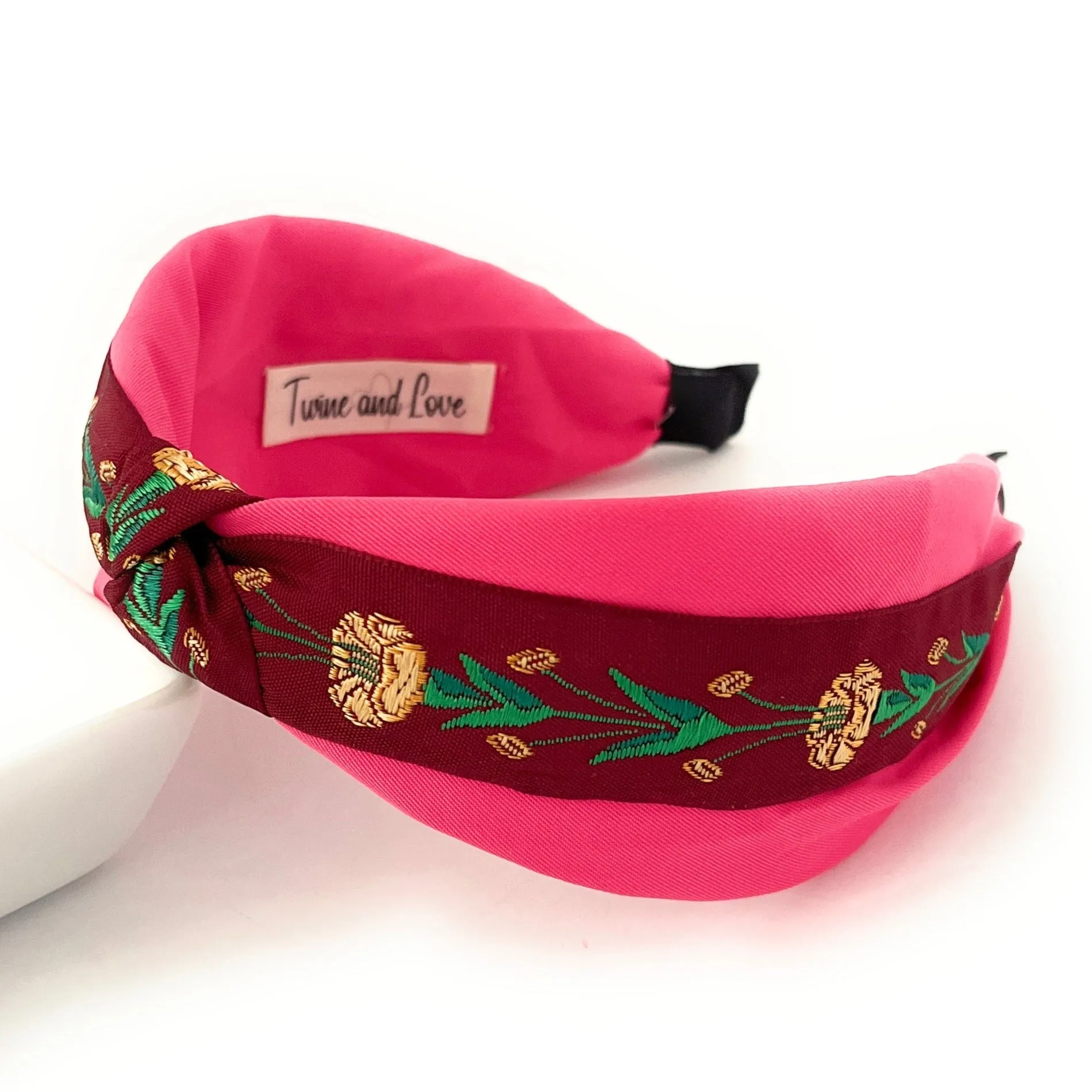 Alison Embroidery Knot Headband