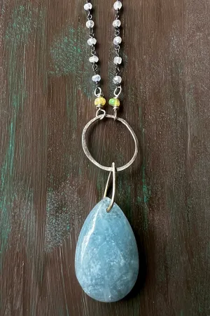 Aquamarine Pendant Necklace