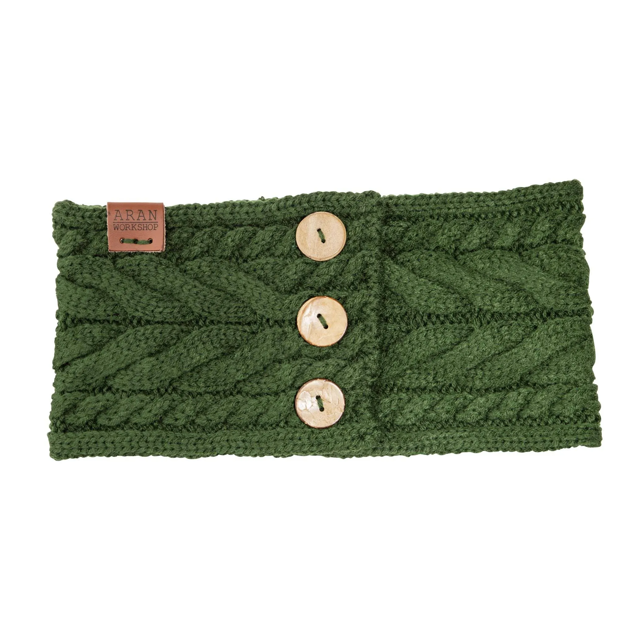 Aran Button Headband