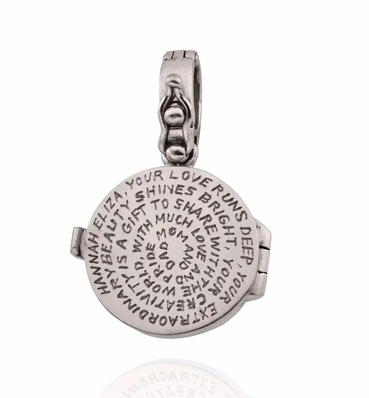 Award-Winning Pavé Diamond Love Locket Charm Large