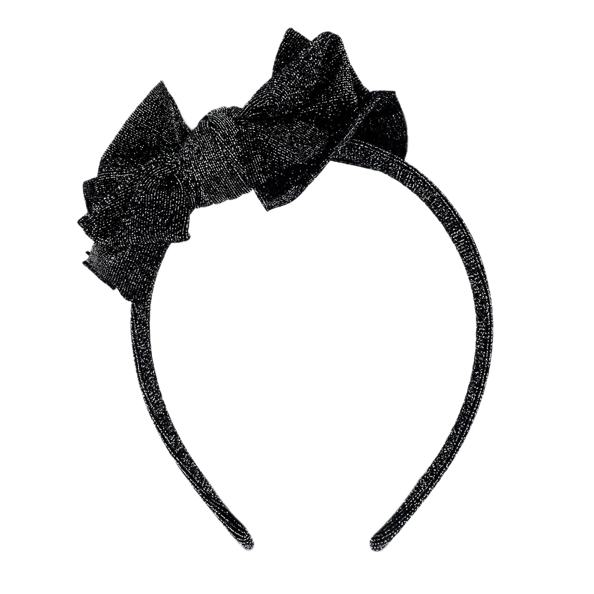 Baby Bling Black Metallic FAB Hard Headband