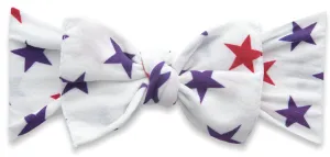 Baby Bling USA Stars Printed Knot Headband