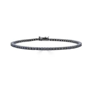 Black Diamond Tennis Bracelet