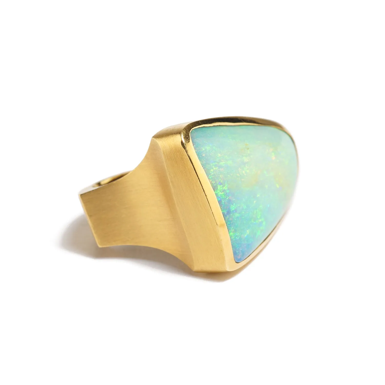 Boulder Opal Ring