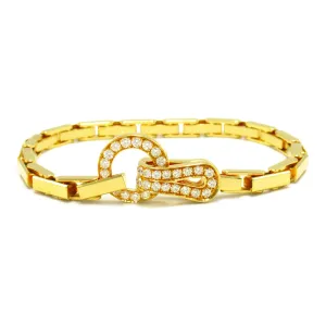 Cartier Diamond Bracelet K18 Yellow Gold