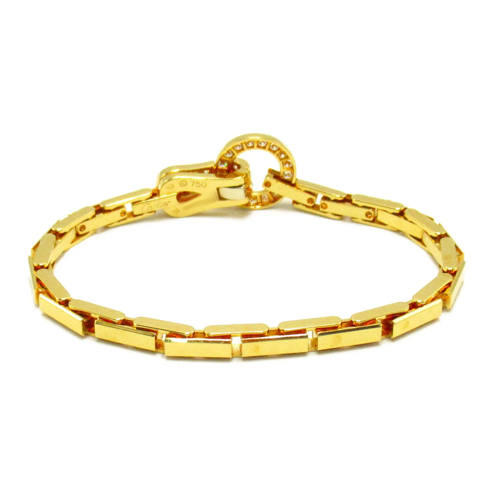 Cartier Diamond Bracelet K18 Yellow Gold