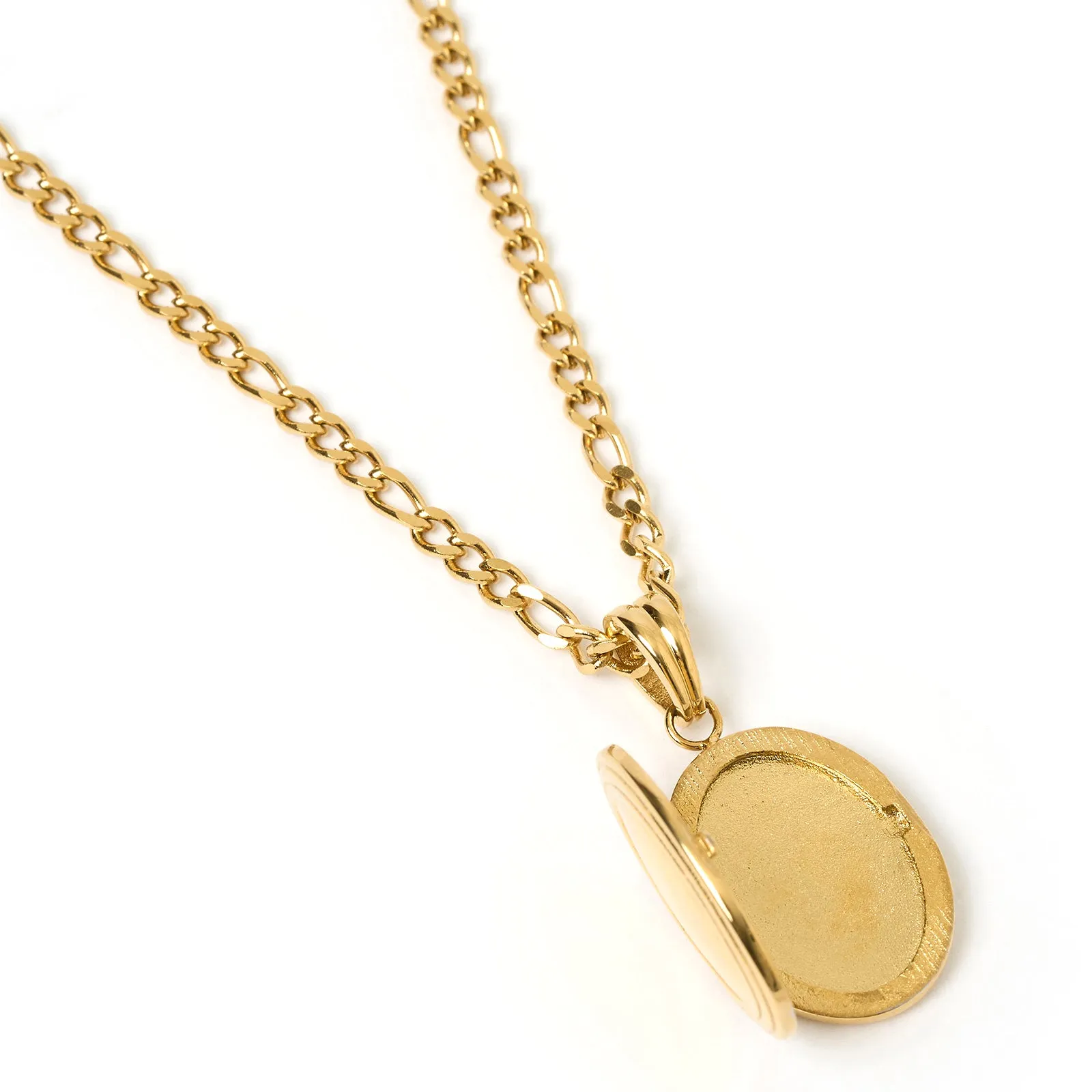 Classic Gold Locket Necklace