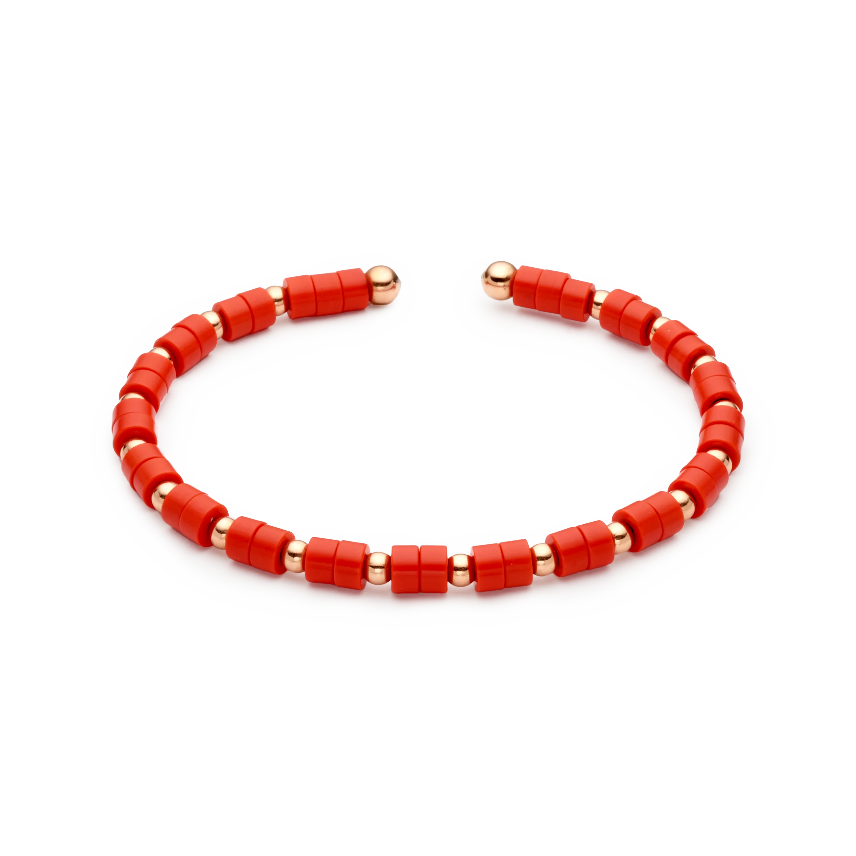 Collection Titanium soul Bracelet Gold, Coral p