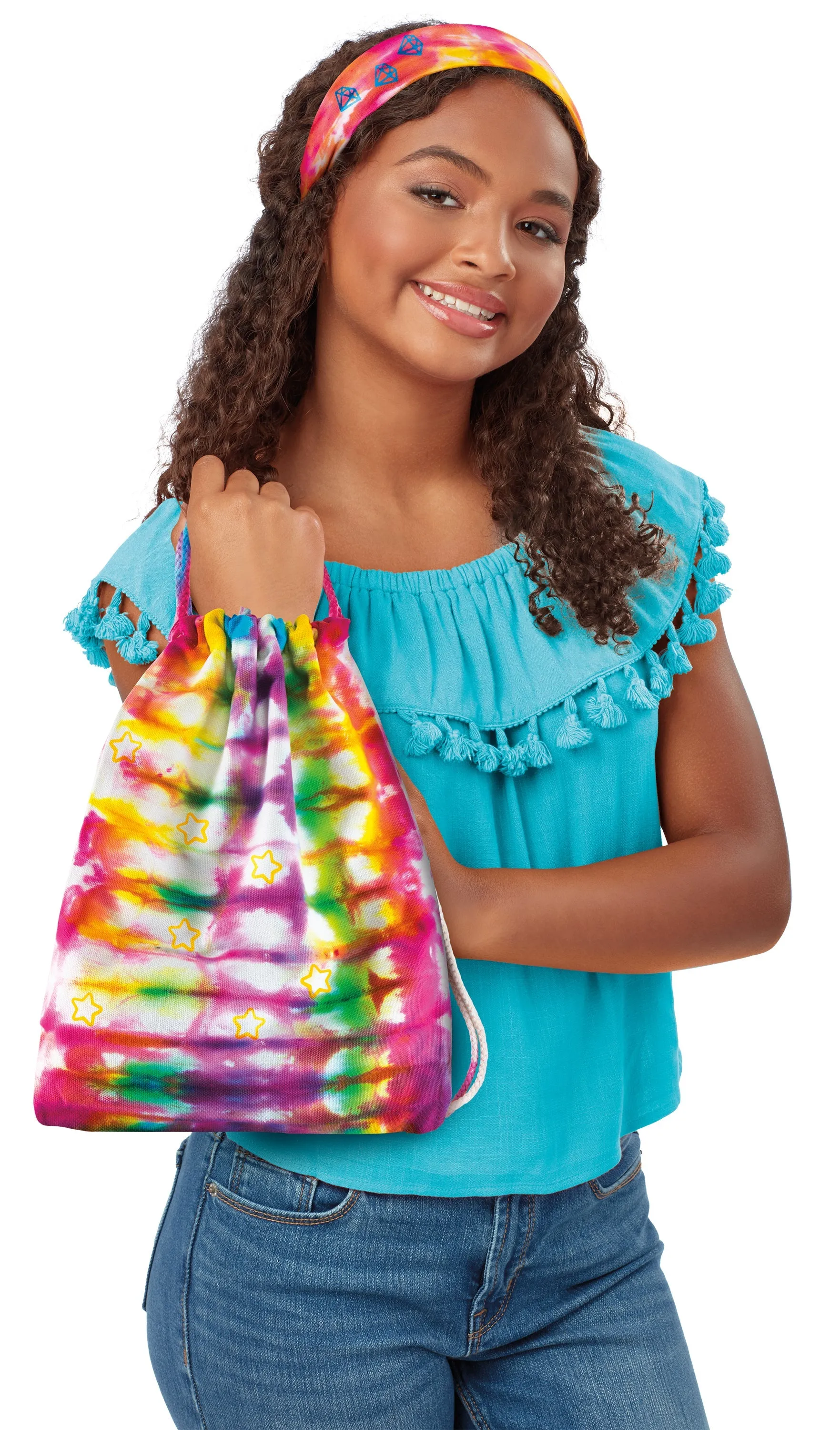 Cra-Z-Art Shimmer 'N Sparkle Tie Dye Fashion Tote & Headband