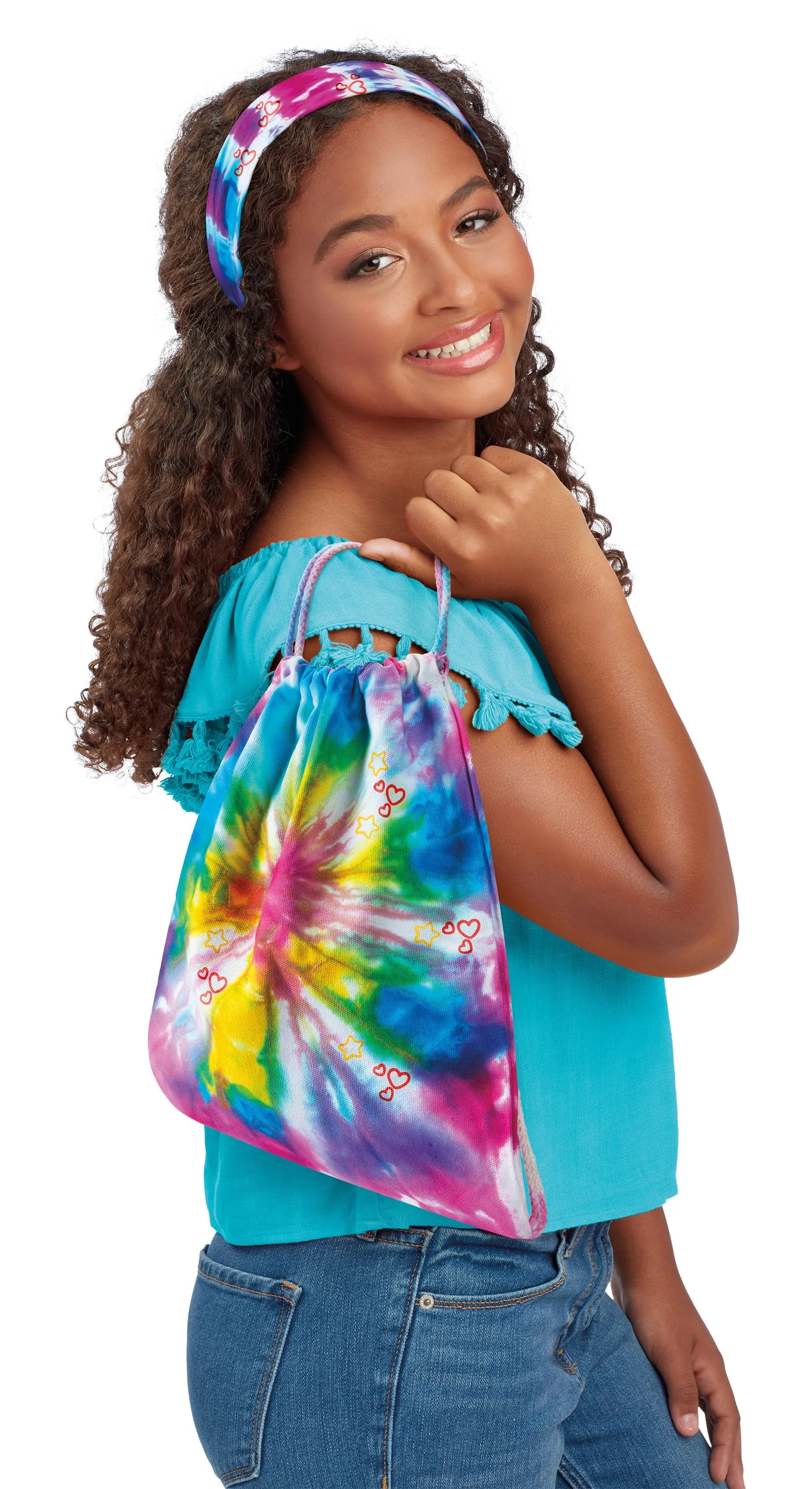 Cra-Z-Art Shimmer 'N Sparkle Tie Dye Fashion Tote & Headband