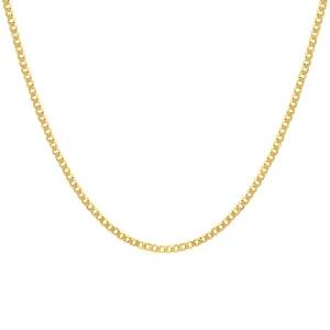 Cubano Chain Necklace | Solid 14k Gold