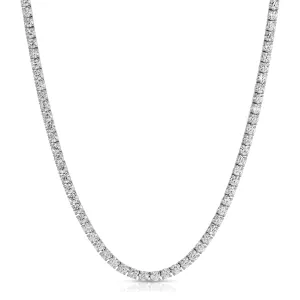 Deux Diamond Tennis Necklace, Medium