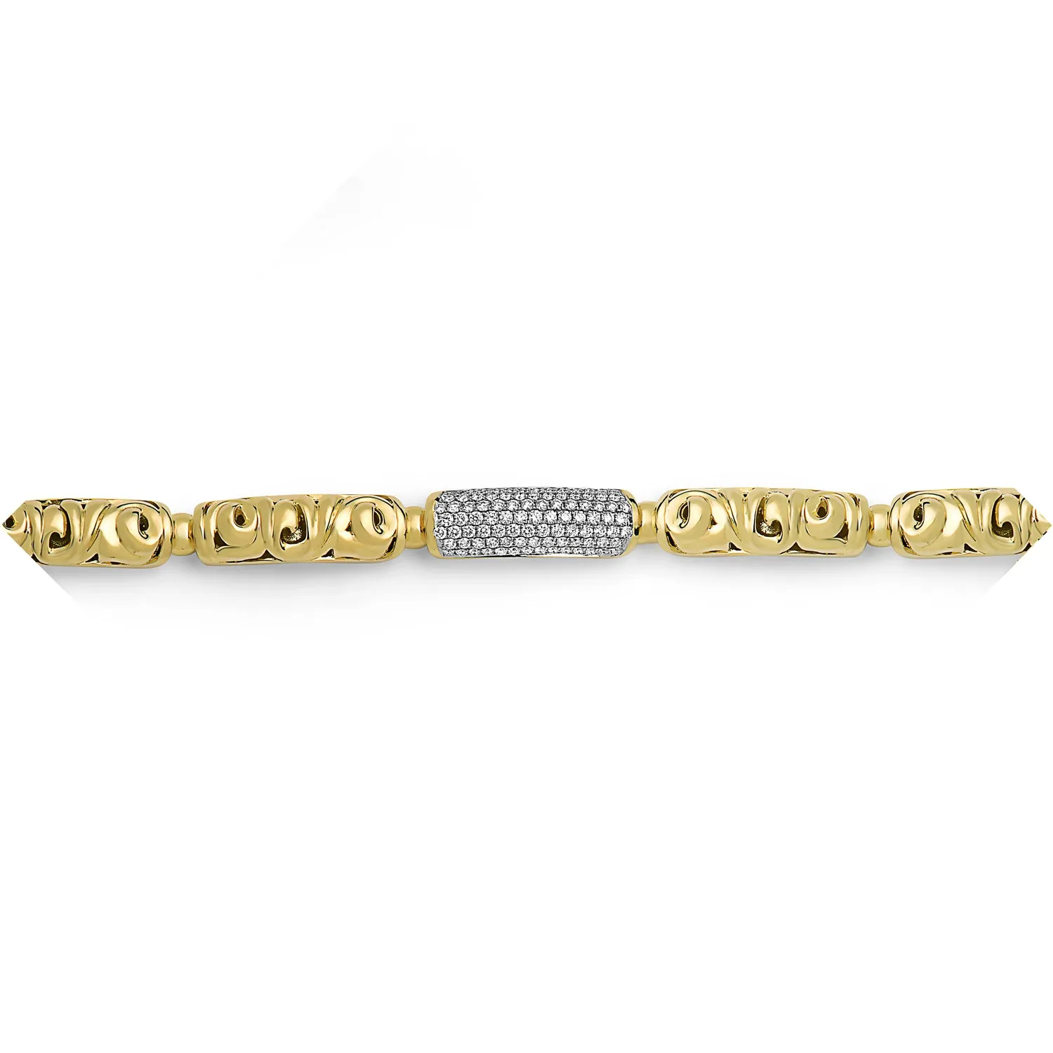 Diamond Ivy Link Bolo Bracelet