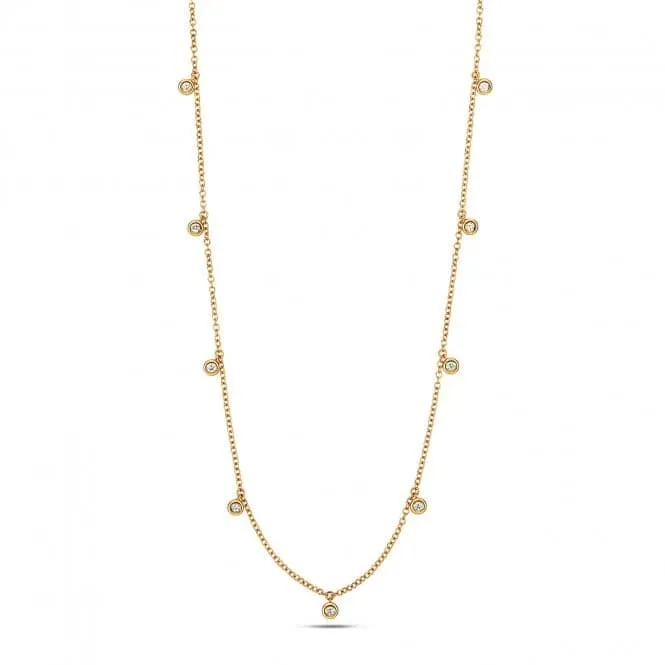 Diamond Jewellery 18ct Gold Necklace NDQ135