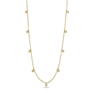 Diamond Jewellery 18ct Gold Necklace NDQ135