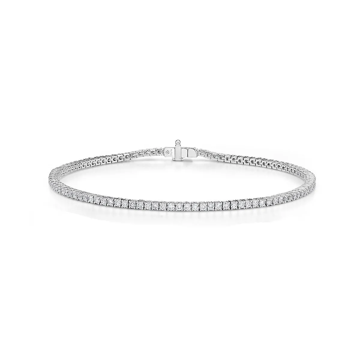 Diamond Line Tennis Bracelet