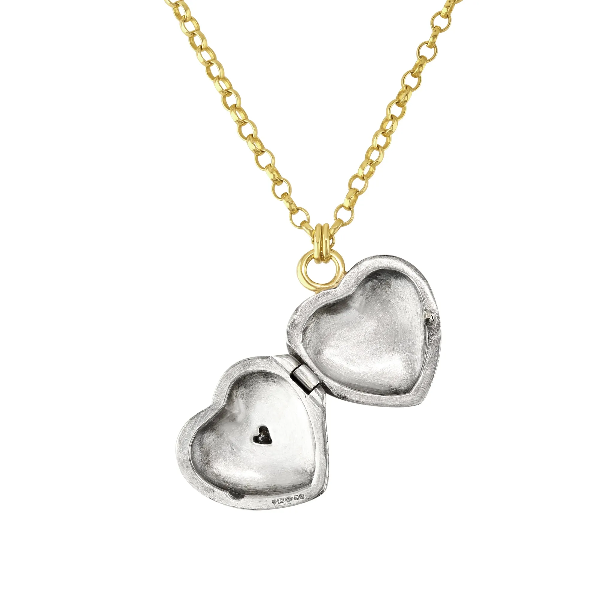 Diamond Love Locket Necklace