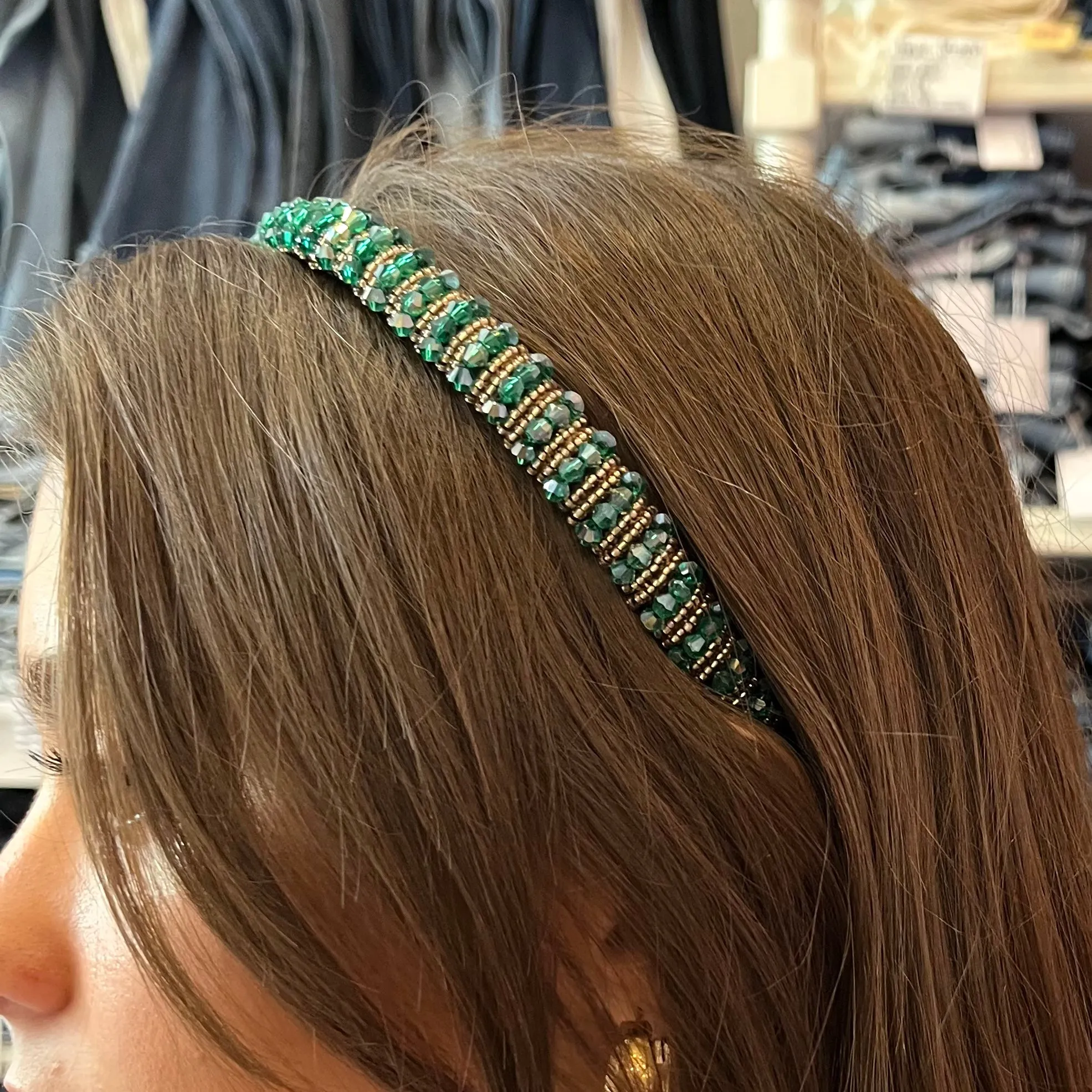 Esmeralda Bling Crystal Headband