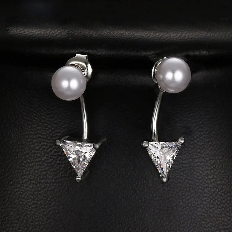 Fabulous Zircon Pearl Drop Earrings Collection