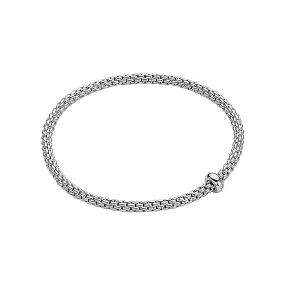 Fope Prima Flex'it 18k White Gold Bracelet