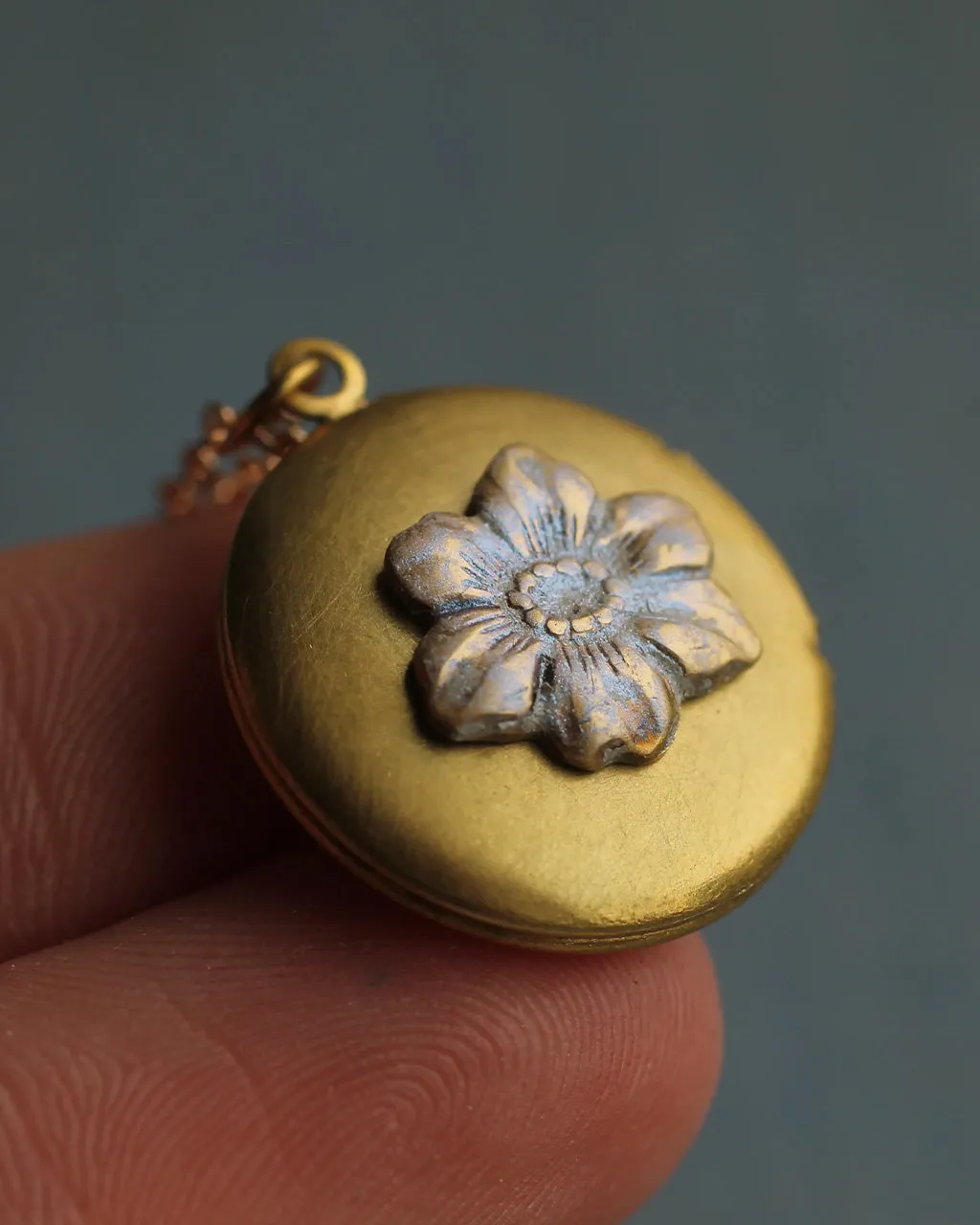 Forget Me Not Locket