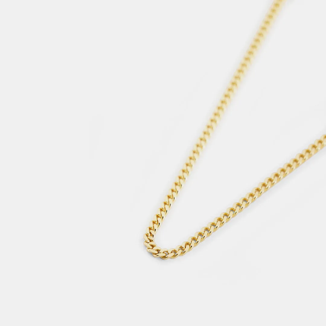 Gold Diamond Cut Chain