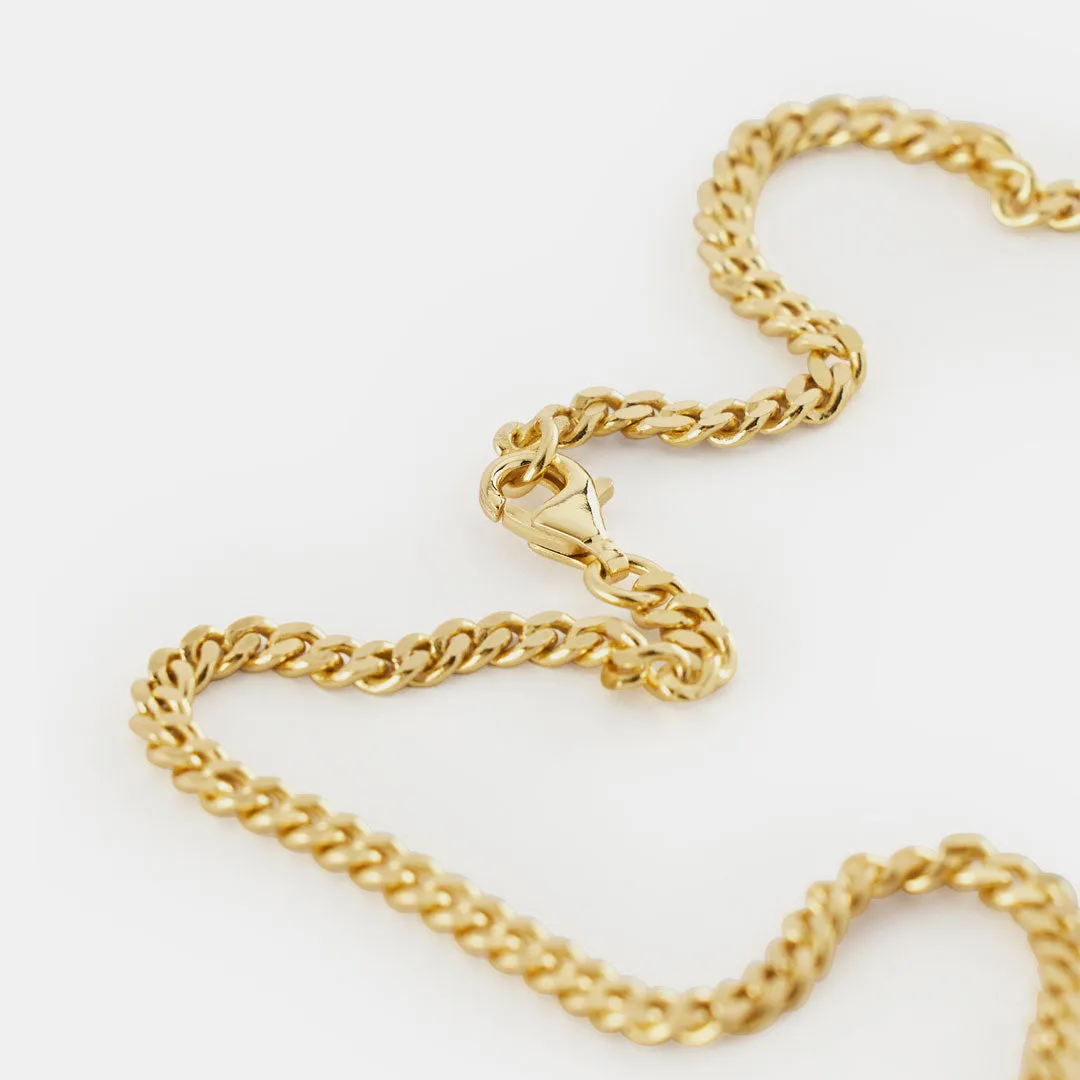 Gold Diamond Cut Chain