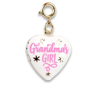 Gold Grandma's Girl Locket Charm