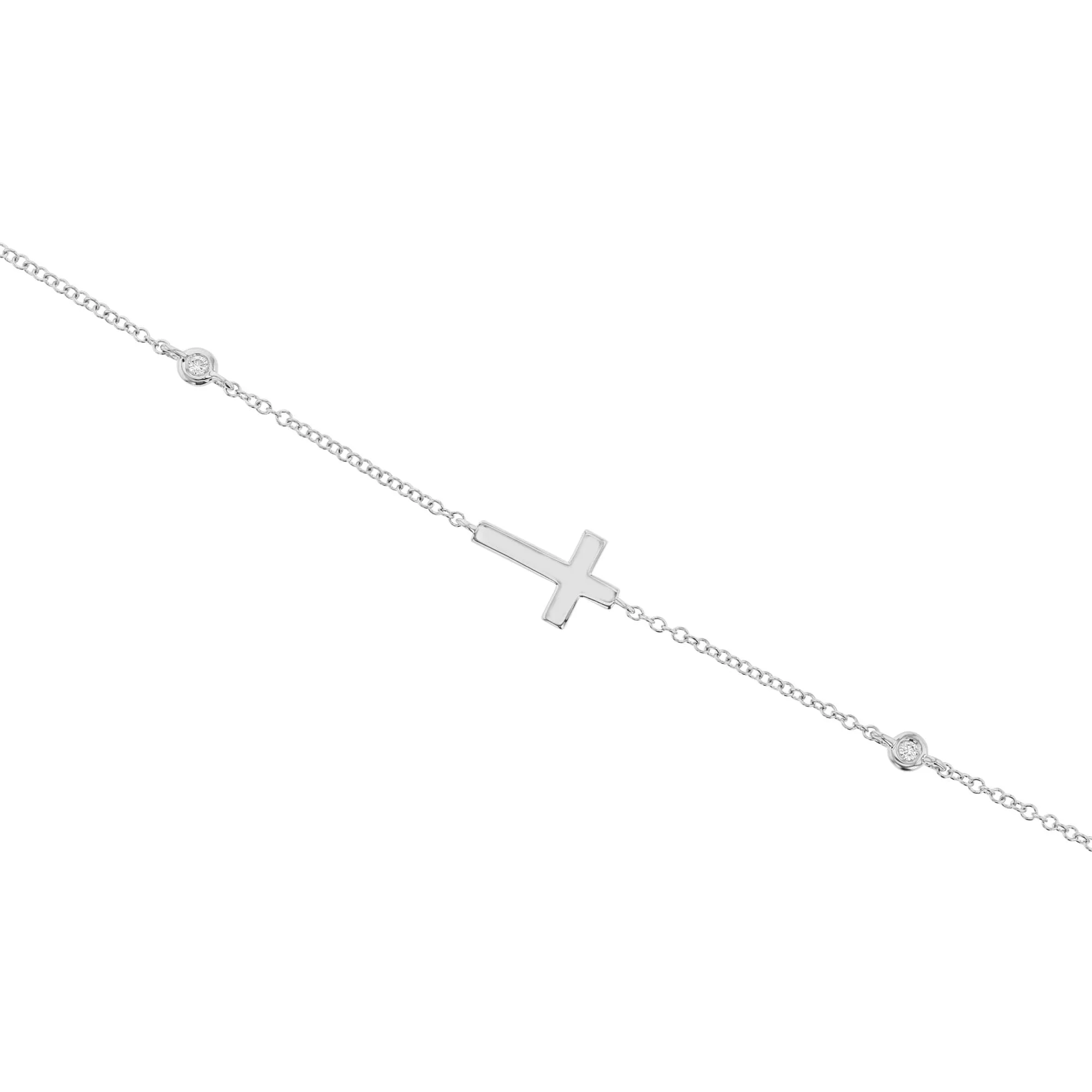 Grace Bezel Station Diamond Bracelet