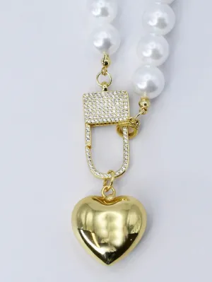 Heart Locket N' Pearls