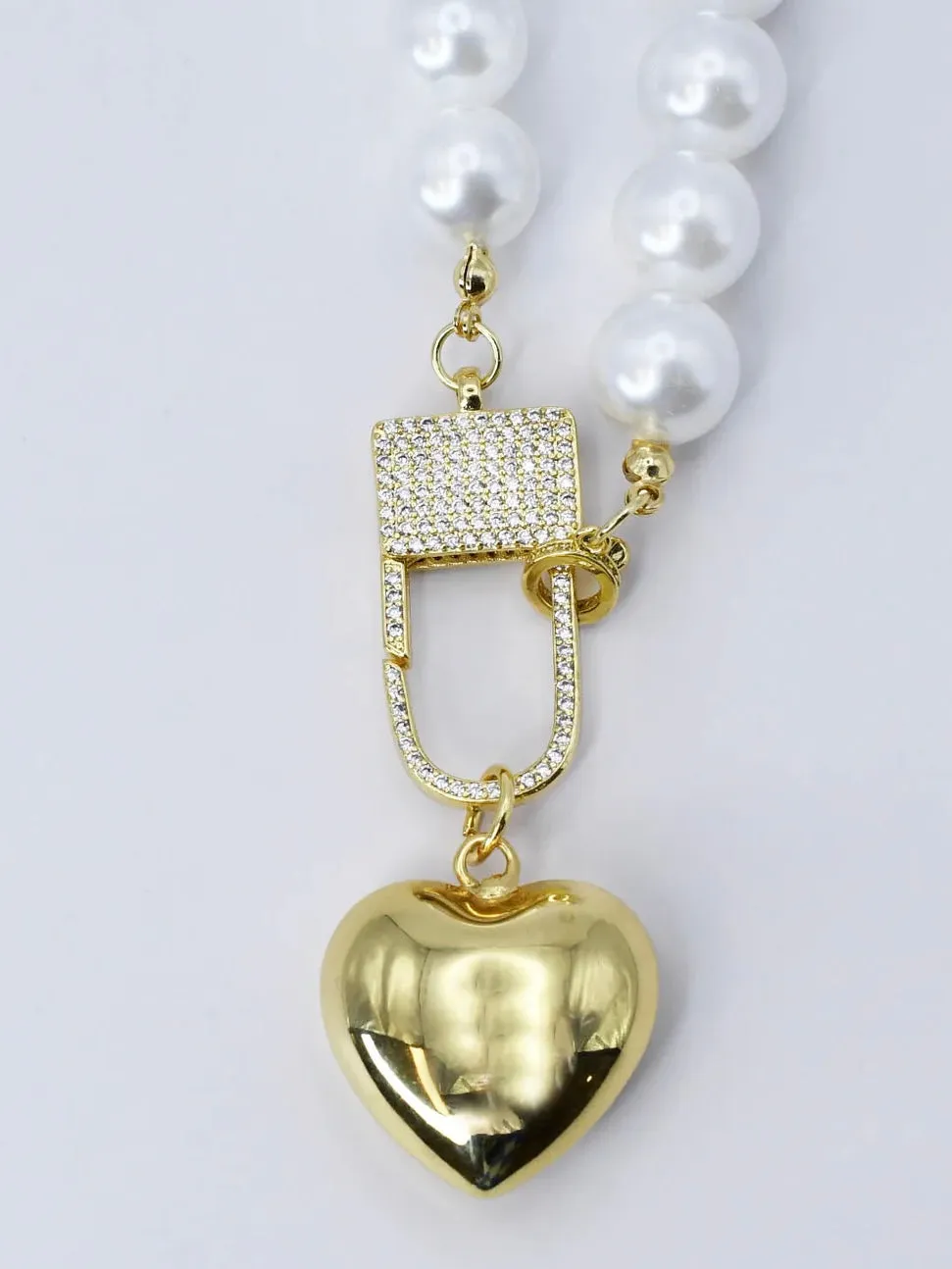 Heart Locket N' Pearls