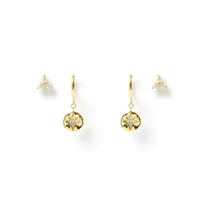 Juno Earring Stack - Gold