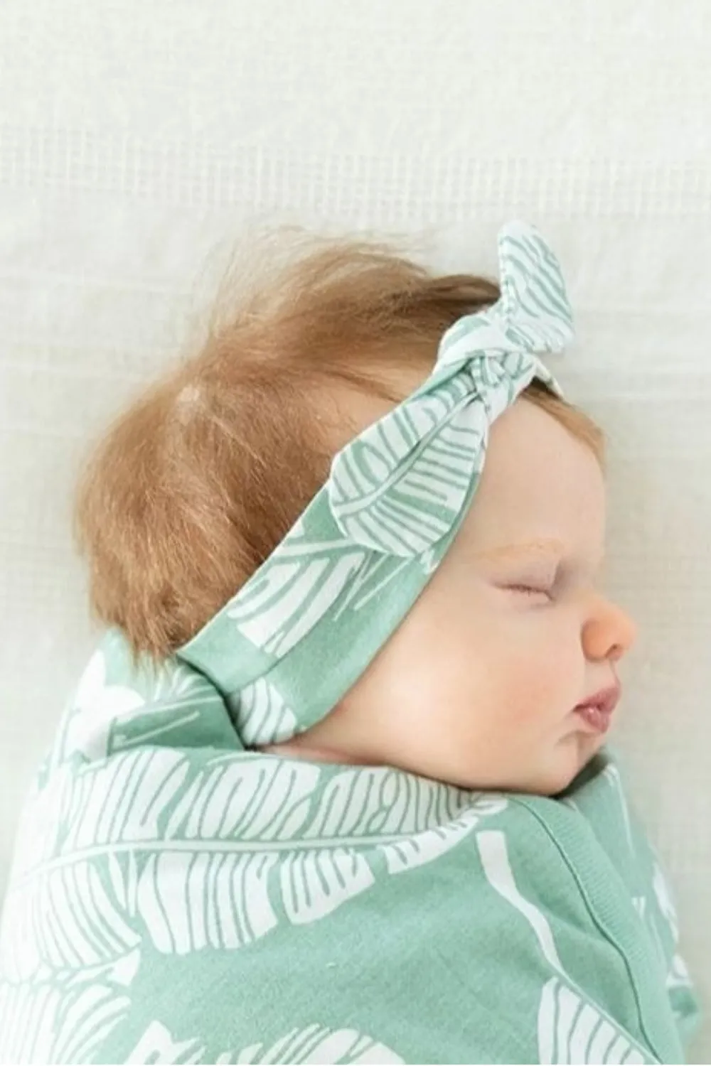 Knotted Bow Newborn Headbands