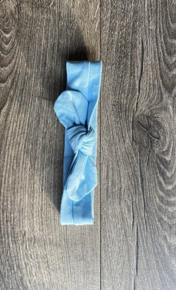 Knotted Bow Newborn Headbands