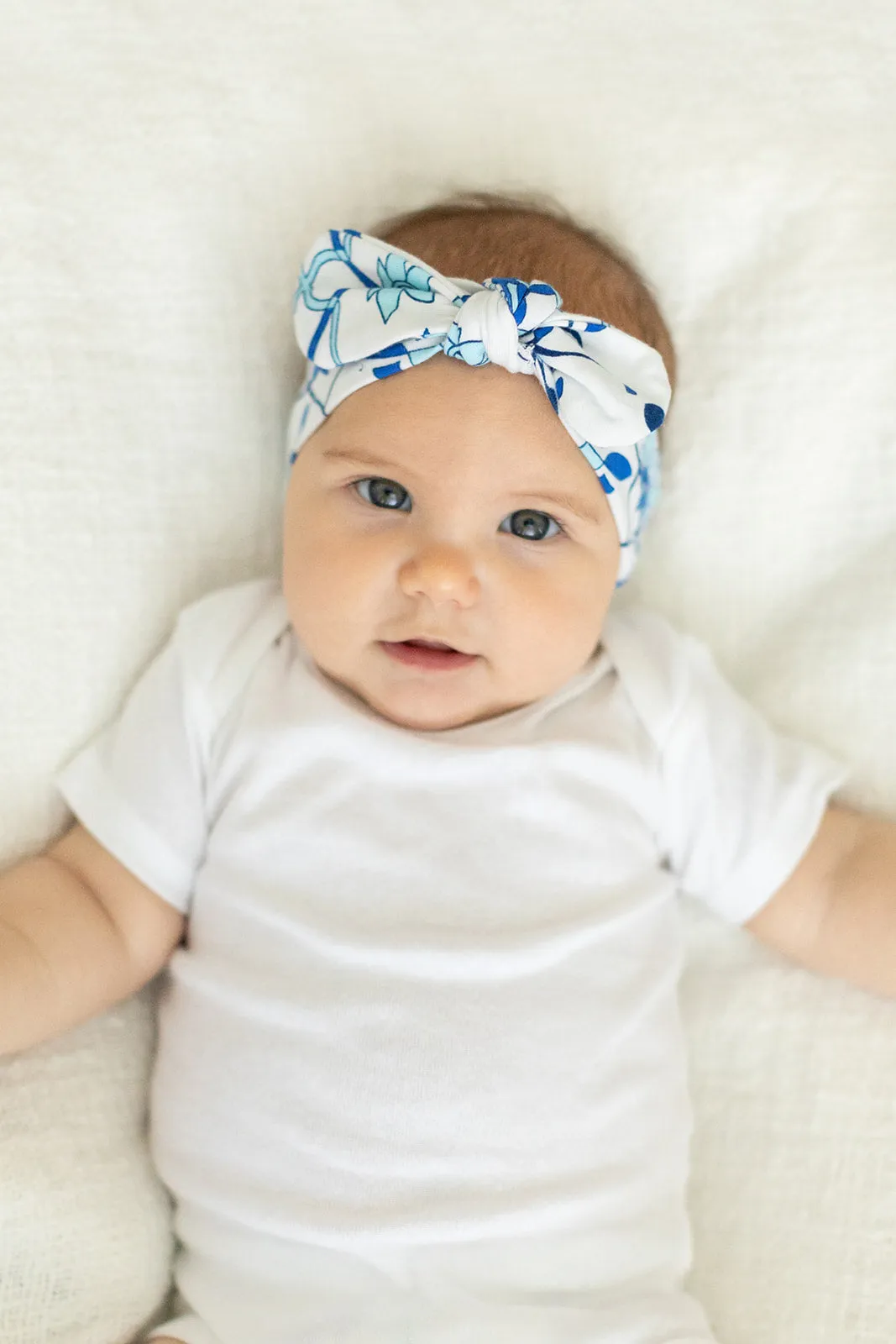 Knotted Bow Newborn Headbands