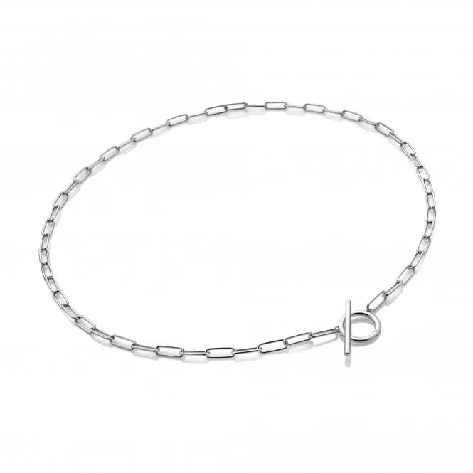 Linked T-Bar Necklace DN170