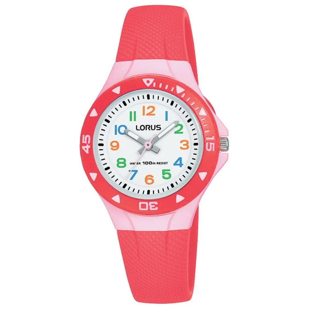 Lorus Pink Quartz Kids Watch - R2355MX-9