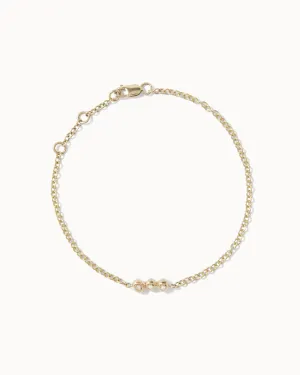 Lyra White Diamond Trio Bracelet