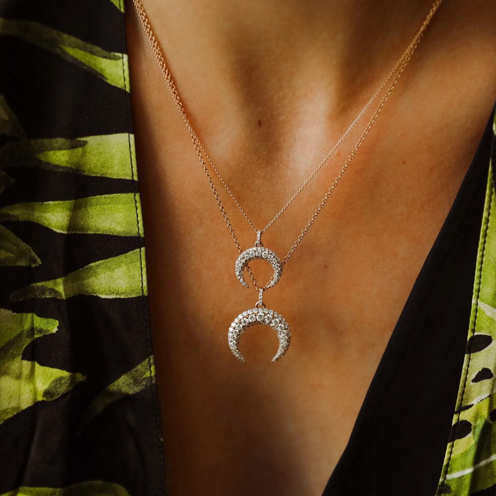 Mini Diamond Dharma Necklace