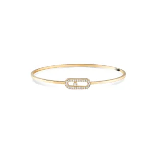 Move Uno Flex Bangle M Yellow Gold