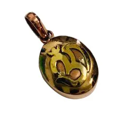 Om Copper Locket Pendant