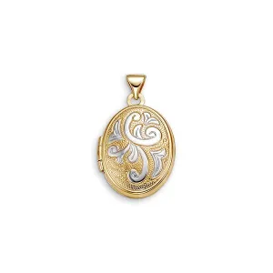 Oval Filigree Locket