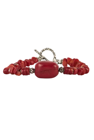 Paige Wallace Coral Bangle Bracelet